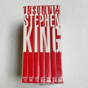 Stephen King Insomnia Audio Cassette Tapes Set 21 Audio Cassettes New Sealed